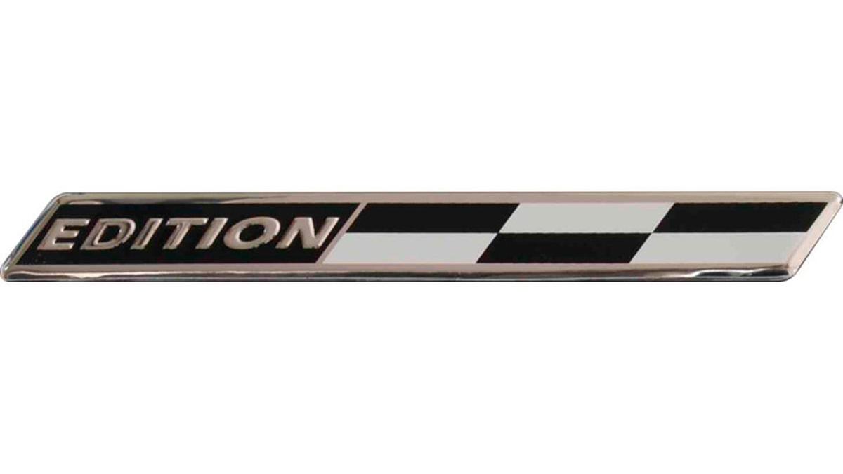 Embl%C3%A8me%2FLogo+d%27aluminium+-+EDITION+Chequer+-+12x1%2C3cm